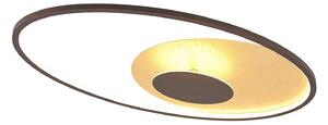 Mennyezeti Lámpa Lindby, Feival, dimmable, Barna / Rozsdabarna, Nappali, Fém, Modern