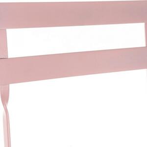 DKD Home Decor Kerti Asztal Készlet 2 Székkel Rózsaszín Fém (3 db)
