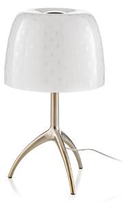 Asztali lámpa Foscarini, Lumiere, Fehér, Nappali, Üveg, Dizájn