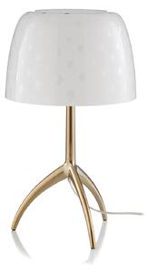 Asztali lámpa Foscarini, Lumiere, dimmable, Fehér, Nappali, Üveg, Dizájn