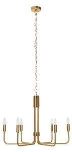 Csillárok Lindby, Elanova, dimmable, Arany / Sárgaréz, Nappali, Fém, Antik