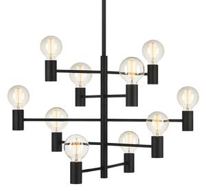 Függőlámpa Markslöjd, Paris, dimmable, Fekete, Nappali, Fém, Modern