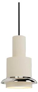 Chaumont Függőlámpa Ø15xH22 White/Nikkel