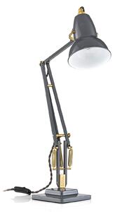 Asztali lámpa Anglepoise, Original 1227 Brass, Szürke, Dolgozószoba / iroda, Fém, Indusztriális dizájn