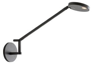 Fali Lámpa Artemide, Demetra Micro, dimmable, Fekete, Dolgozószoba / iroda, Fém, Dizájn