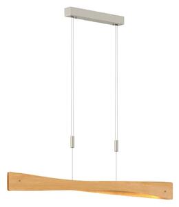Függőlámpa Quitani, Lian, dimmable, Fa, Nappali, Fa, Dizájn
