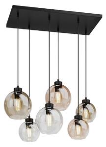 Függőlámpa TK Lighting, Cubus, dimmable, Többszínű, Nappali, Üveg, Modern