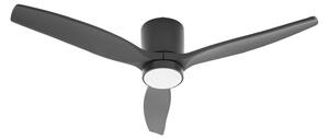 Sorin LED kültéri mennyezeti ventilátor, fekete - Lucande Lucande, Sorin, Fekete, Erkély, Fém, Modern