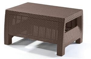 Keter Kerti asztal Corfu II 77 x 42 x 57 cm sötétbarna