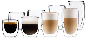 Klarstein Glaswerk Mirano, duplafalú thermo pohár, készlet, kézműves, boroszilikát üveg