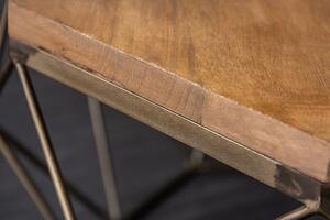 Design dohányzóasztal Acantha 70 cm mangó - raktáron utolsó darab