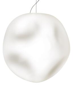 Függőlámpa Foscarini, Hoba Grande, dimmable, Fehér, Nappali, Üveg, Dizájn