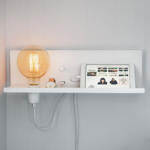 Fali Lámpa Markslöjd, Multi USB, dimmable, Fehér, Nappali, Fém, Modern