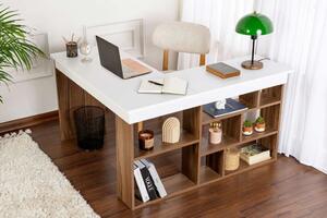 Vesper - velencei dió/fehér íróasztal
