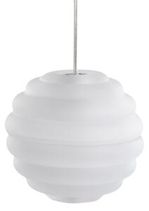 Függőlámpa Tom Dixon, Press Sphere, dimmable, Fehér, Nappali, Üveg, Dizájn