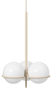 Csillárok ferm LIVING, Era, dimmable, Bézs, Nappali, Üveg, Dizájn