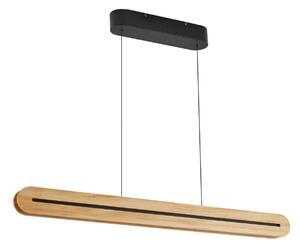 Függőlámpa Lucande, Darnor, dimmable, Fa, Étkező, Fa, Modern