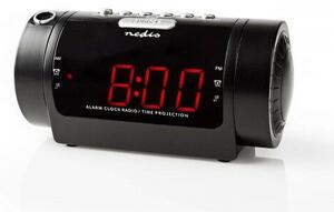 Nedis Digitális ébresztőóra rádióval és vetített0,9" LED kijelzővel