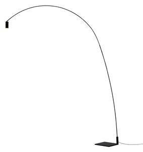 Állólámpa Nemo Lighting, Fox, dimmable, Fekete, Nappali, Fém, Modern
