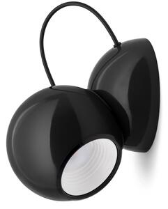 Fali Lámpa Stilnovo, Gravitino, dimmable, Fekete, Nappali, Fém, Dizájn