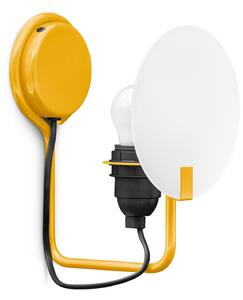 Fali Lámpa Stilnovo, Bugia, dimmable, Sárga, Nappali, Fém, Dizájn