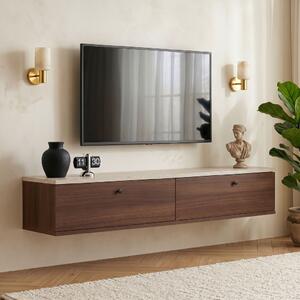 Ligne TV-állvány, travertin, 140 cm