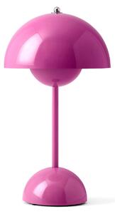 Asztali lámpa &Tradition, Flowerpot VP9, dimmable, Rózsaszín / Rosé, Nappali, Műanyag, Dizájn
