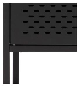 Newcastle fekete fém ruhásszekrény, 80 x 160 cm - Actona