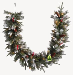 Havas díszített girland 50 LED 180 cm