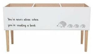 Fehér gyerek könyvespolc 90x50 cm Salam – Bloomingville Mini