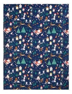 Karácsonyi mintás pamut asztalterítő 137x178 cm Santa's Christmas Wonderland – Catherine Lansfield
