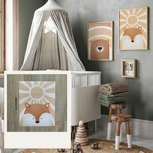 OUTLET - Rókás falikép (40*50cm)