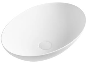 Pultra helyezhető mosdókagyló CALETE Fehér 50 x 35 cm
