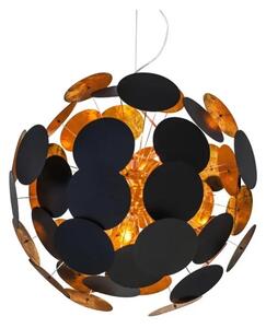 Függőlámpa By Rydéns, Planet, dimmable, Fekete, Étkező, Fém
