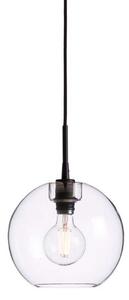 Gloria Függőlámpa Ø260 Black/Clear Glass