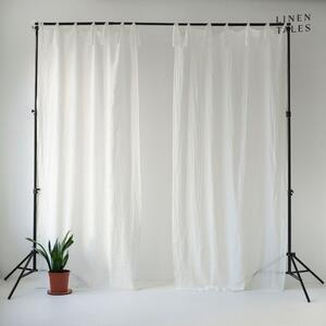 Fehér átlátszó függöny 130x300 cm Daytime – Linen Tales