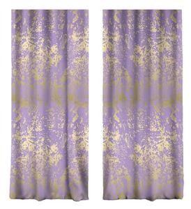 Lila-aranyszínű függöny szett 2 db-os 140x260 cm – Mila Home
