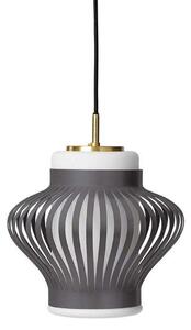 Függőlámpa Warm Nordic, Opal Lamella, dimmable, Szürke, Étkező, Fém, Vintage