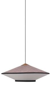 Függőlámpa Forestier, Cymbal, dimmable, Rózsaszín / Rosé, Nappali, Szövet / Textília, Vintage
