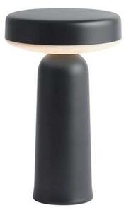 Asztali lámpa Muuto, dimmable, Fekete, Nappali, Műanyag