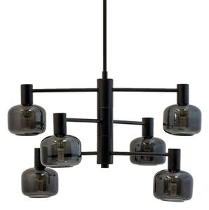 Csillárok Dyberg Larsen, Arp 6, dimmable, Szürke, Nappali, Fém, Skandináv