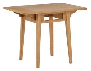 Asztal Dallas 3875, Tölgy, 72x60x45cm, Hosszabbíthatóság, Közepes sűrűségű farostlemez, Váz anyaga, Kaucsuk
