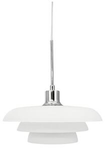 Függőlámpa Dyberg Larsen, Ava, dimmable, Fehér, Nappali, Üveg, Modern