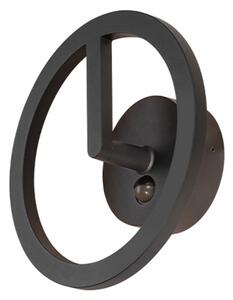 Q-Ring Fali Lámpa w/Sensor 3000K IP54 Black