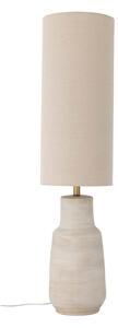 Krémszínű állólámpa textil búrával (magasság 113 cm) Linetta – Bloomingville