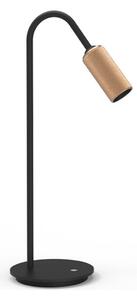Decor T1 LED Asztali Lámpa Dim. Fekete/Sárgaréz