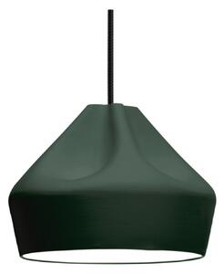 Pleat Box 24 LED Függőlámpa Sötét Zöld/Fehér