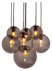 Függőlámpa By Rydéns, Laura, dimmable, Szürke, Nappali, Üveg, Modern
