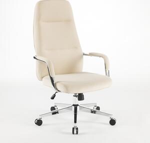 Főnöki irodai szék, forgószék világos bézs (RT5670-LIGHT BEIGE)