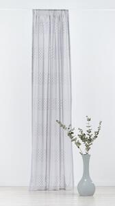 Szürke átlátszó függöny 140x260 cm Aurea – Mendola Fabrics
